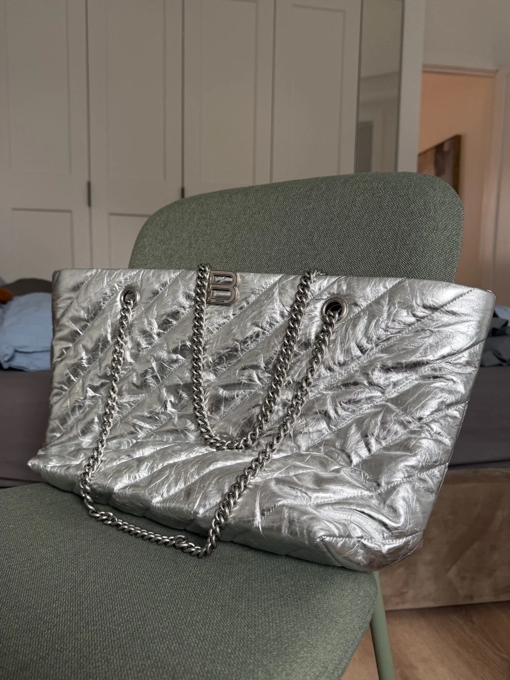 Balenciaga large Crush tote bag